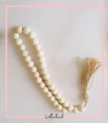 آویز مهره ای چوبی