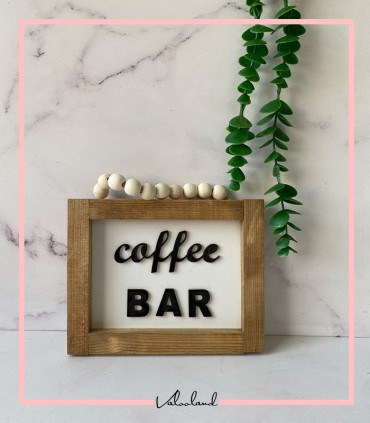 تابلو دکوراتیو چوبی مهره ای