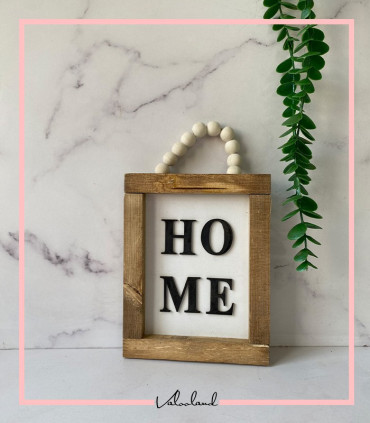 تابلو دکوراتیو چوبی مهره ای