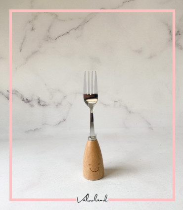 قاشق و چنگال طرح لبخند