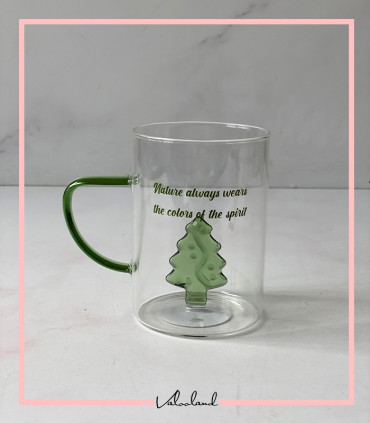 لیوان پیرکس داخل برجسته