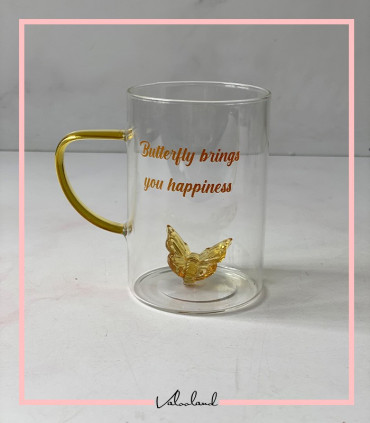 لیوان پیرکس داخل برجسته