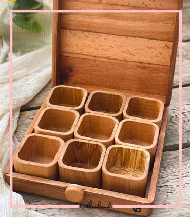 جعبه ادویه 9 عددی حنا