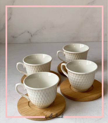 ست قهوه خوری زیر بامبو