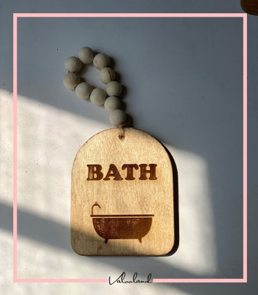 نشانگر چوبی خانه