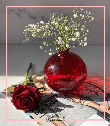 انار شیشه ای دکوری