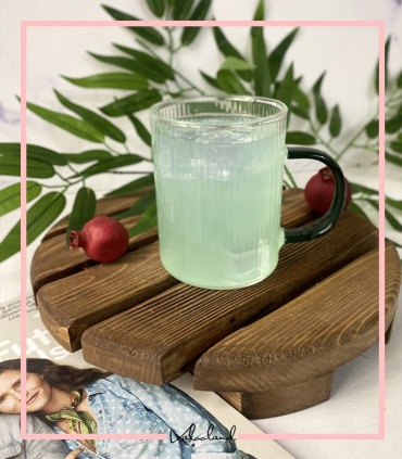 لیوان کلزیوم دسته رنگی