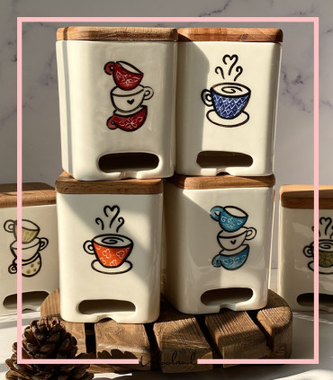 بانکه سرامیکی تی بگ رنگی