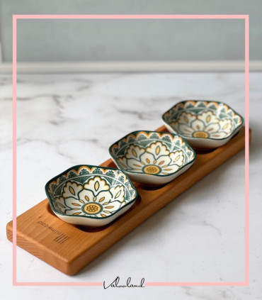 ست اردوخوری سرامیکی دسته دار