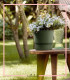 گلدان دهکده سبز گرد 14سانتی متر