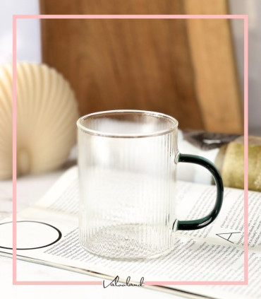 لیوان کلزیوم دسته رنگی