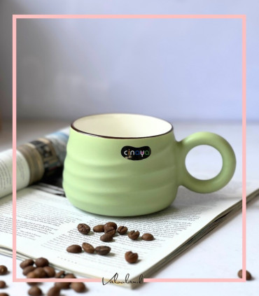 ماگ سرامیکی موج دار