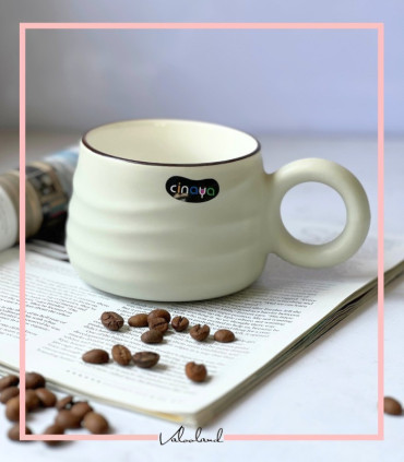 ماگ سرامیکی موج دار