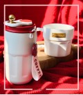 پک هدیه سفید زرشکی