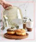 کیک خوری شیشه ای