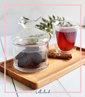 شکلات خوری شیشه ای جوجه دار
