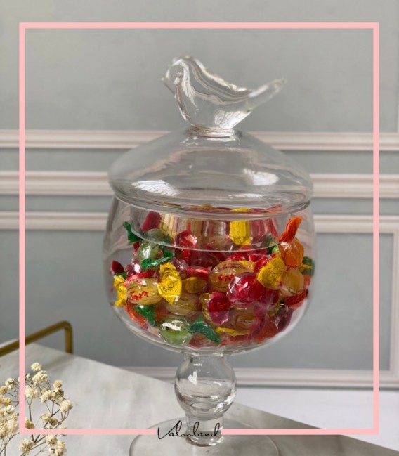 شکلات خوری شیشه ای جوجه دار