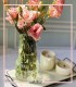 گلدان شیشه ای شیاردار