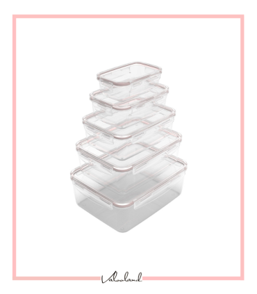 سرویس 5 عددی ایزی لاک مستطیل