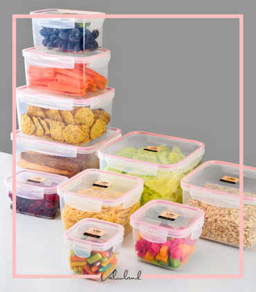 سرویس 5 عددی ایزی لاک پلاس مستطیل