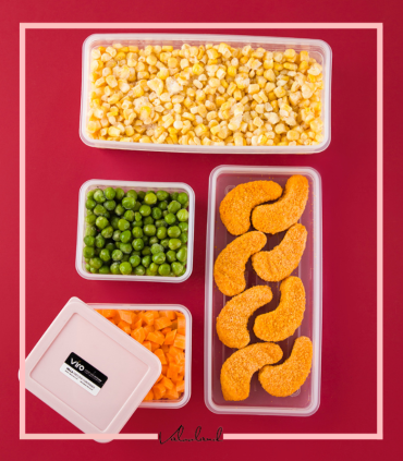 ظرف فریزری دو قلو نیلا