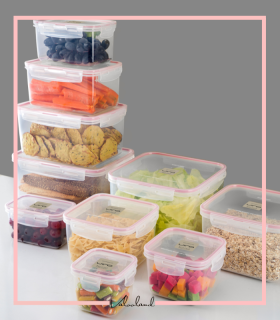 سرویس 4 عددی ایزی لاک پلاس مستطیل