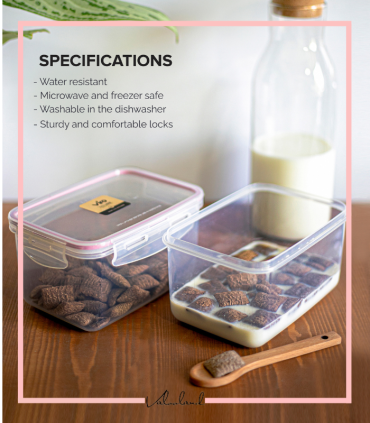 سرویس 4 عددی ایزی لاک پلاس مستطیل