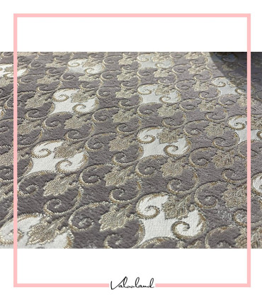 رانر رومیزی ساده طوسی کوچک