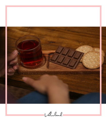 سینی چای چوبی