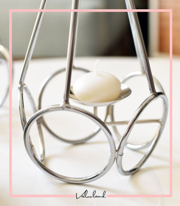 شمعدان رومیزی مایا فلزی