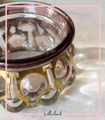 ظرف شکلات خوری شیشه ای نغمه