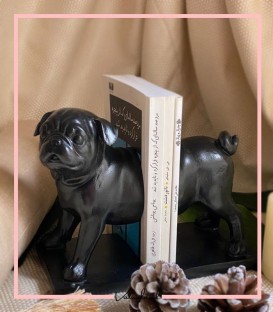 مجسمه نگهدارنده کتاب طرح سگ 