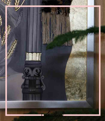 تابلو فرش دکوراتیو گندم