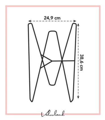 پایه گلدان فلزی دهکده سبز