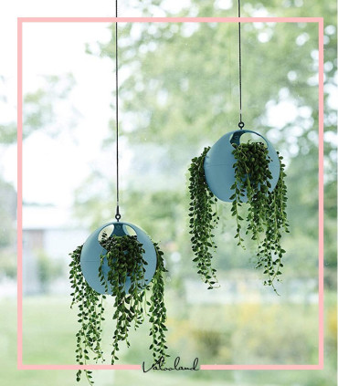 گلدان آویز هوای تازه رنگی