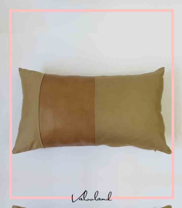 کاور کوسن چرم مستطیلی کوچک