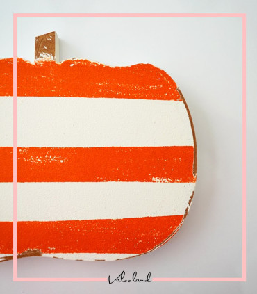 کدو تنبل دکوری چوبی