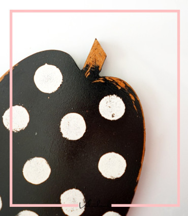 کدو تنبل دکوری چوبی