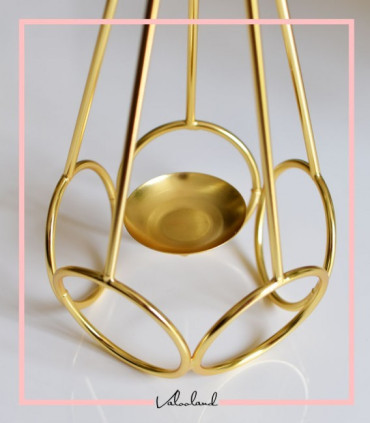 شمعدان رومیزی مایا فلزی