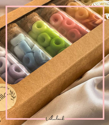 صابون مینی دونات شیشه ای