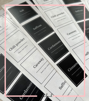 پکیج لیبل آشپزخانه بزرگ و کوچک