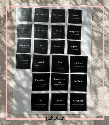 پکیج لیبل آشپزخانه بزرگ و کوچک