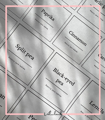 پکیج لیبل آشپزخانه بزرگ و کوچک