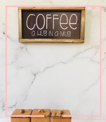 قاب دکوراتیو چوبی نایس