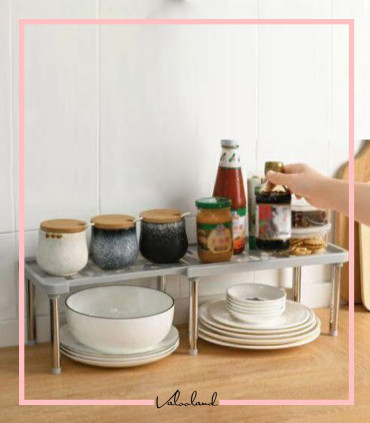 راف کشویی پایه فلزی هلگا