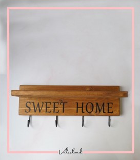 شلف دیواری چوبی sweet home