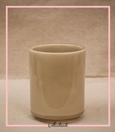 گلدان استوانه ای سرامیکی