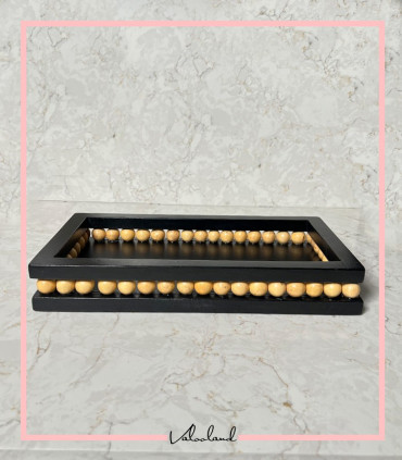 سینی مهره ای مشکی