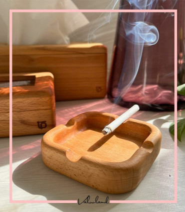 زیرسیگاری چوبی