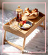 سيني صبحانه پایه دار چوبی